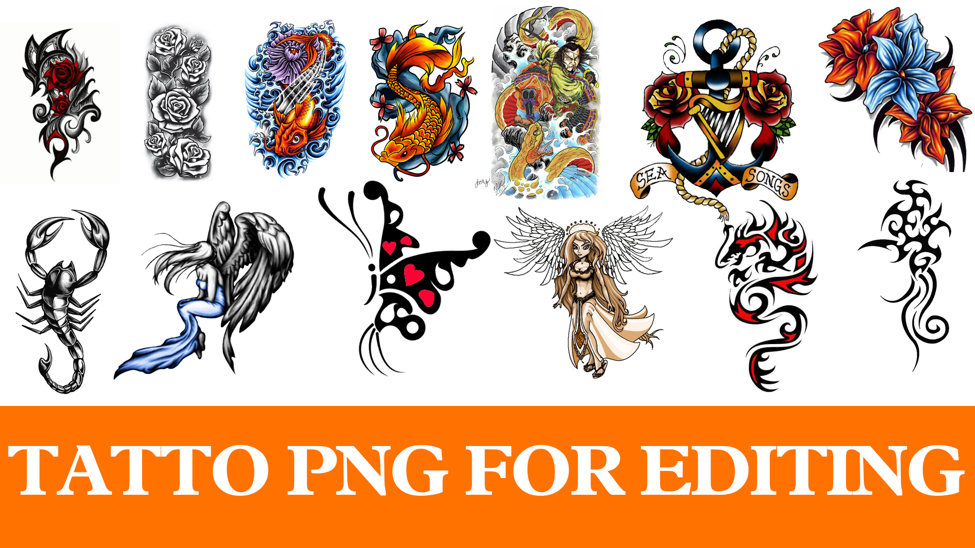 Tattoo Png For Picsart And Photoshop Editing 2018 New Collection