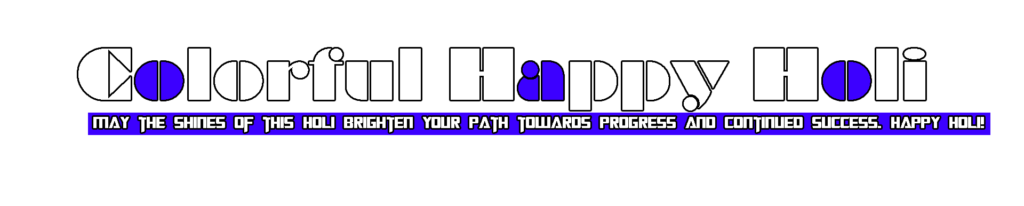 Happy Holi Text Png