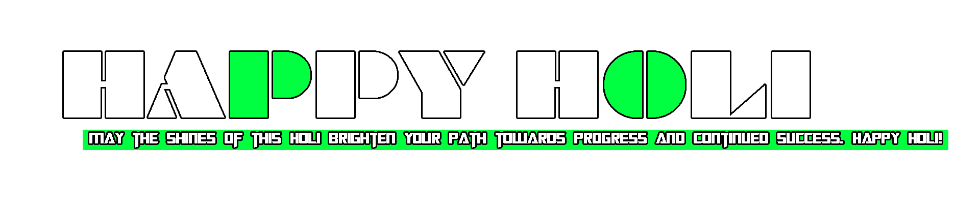 Happy Holi Text Png