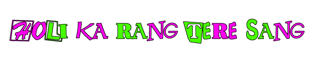 Happy Holi Text Png