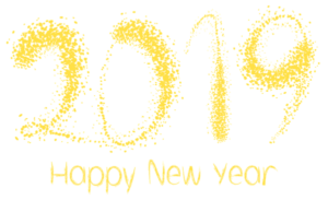Happy New Year text png