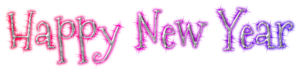 Happy New Year 2019 text png