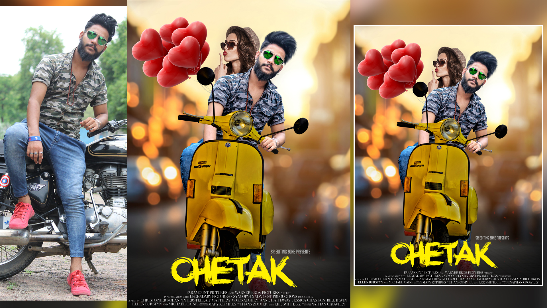 Love Movie Poster Special Editing Background & PNG