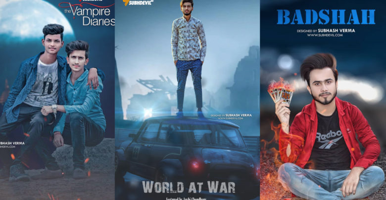 World at war Picsart Movie Poster Editing 2019 | Picsart Photo Editing Tutorial by Subh devil