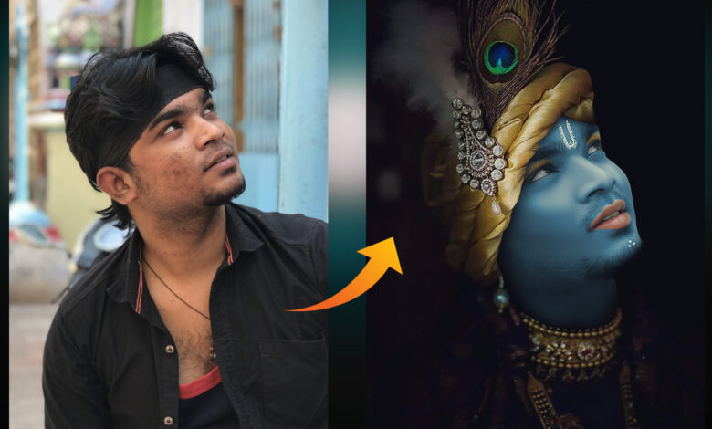 Jay shree Krishna photo editing tutorial in picsart & Lightroom | shri